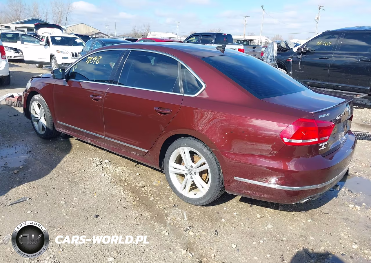 2013 Volkswagen Passat 2.0L Tdi Sel Premium VIN:1VWCN7A37DC142119 - 3