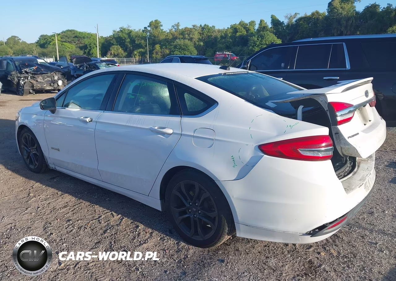 2018 Ford Fusion Hybrid Se VIN:3FA6P0LU8JR155410 - 3