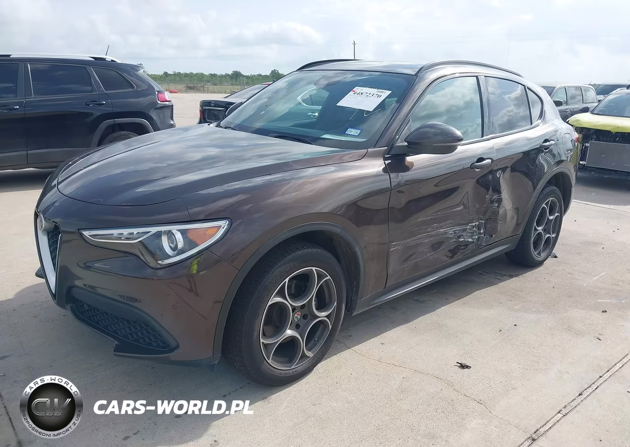 2018 Alfa Romeo Stelvio Ti Sport Awd VIN:ZASFAKNN4J7B81076 - 2