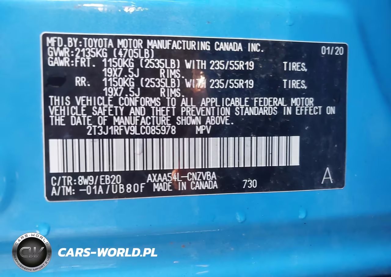 2020 Toyota Rav4 Adventure VIN:2T3J1RFV9LC085978 - 9