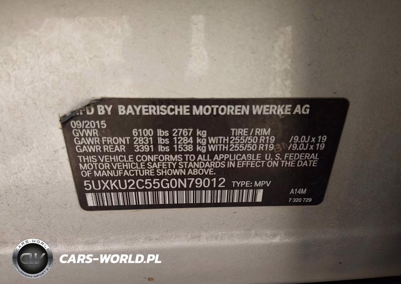 2016 BMW X6 xDrive35I VIN:5UXKU2C55G0N79012 - 9