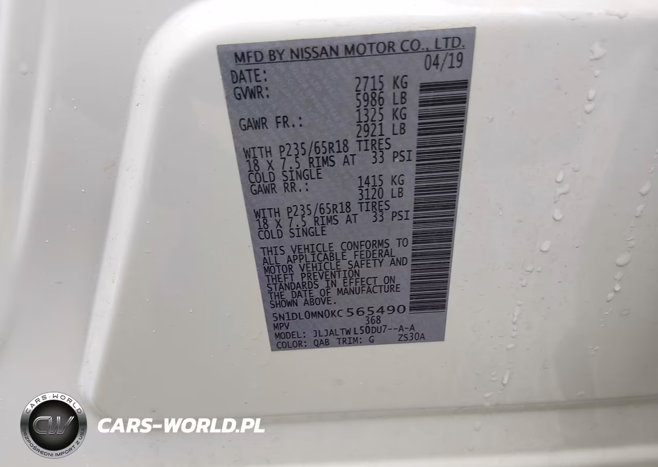 2019 Infiniti Qx60 Luxe VIN:5N1DL0MN0KC565490 - 9