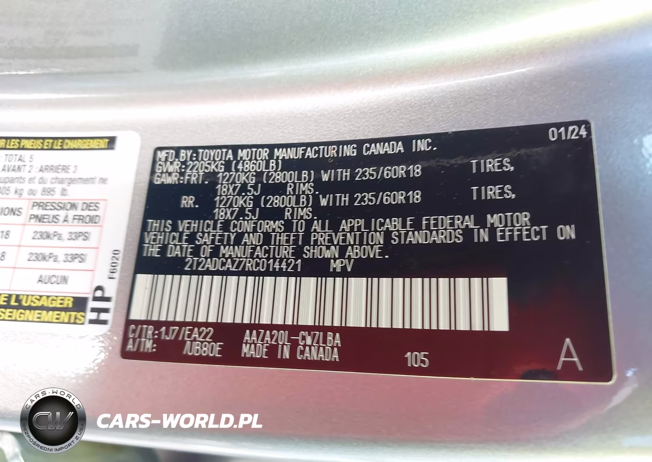 2024 Lexus Nx 250 VIN:2T2ADCAZ7RC014421 - 9