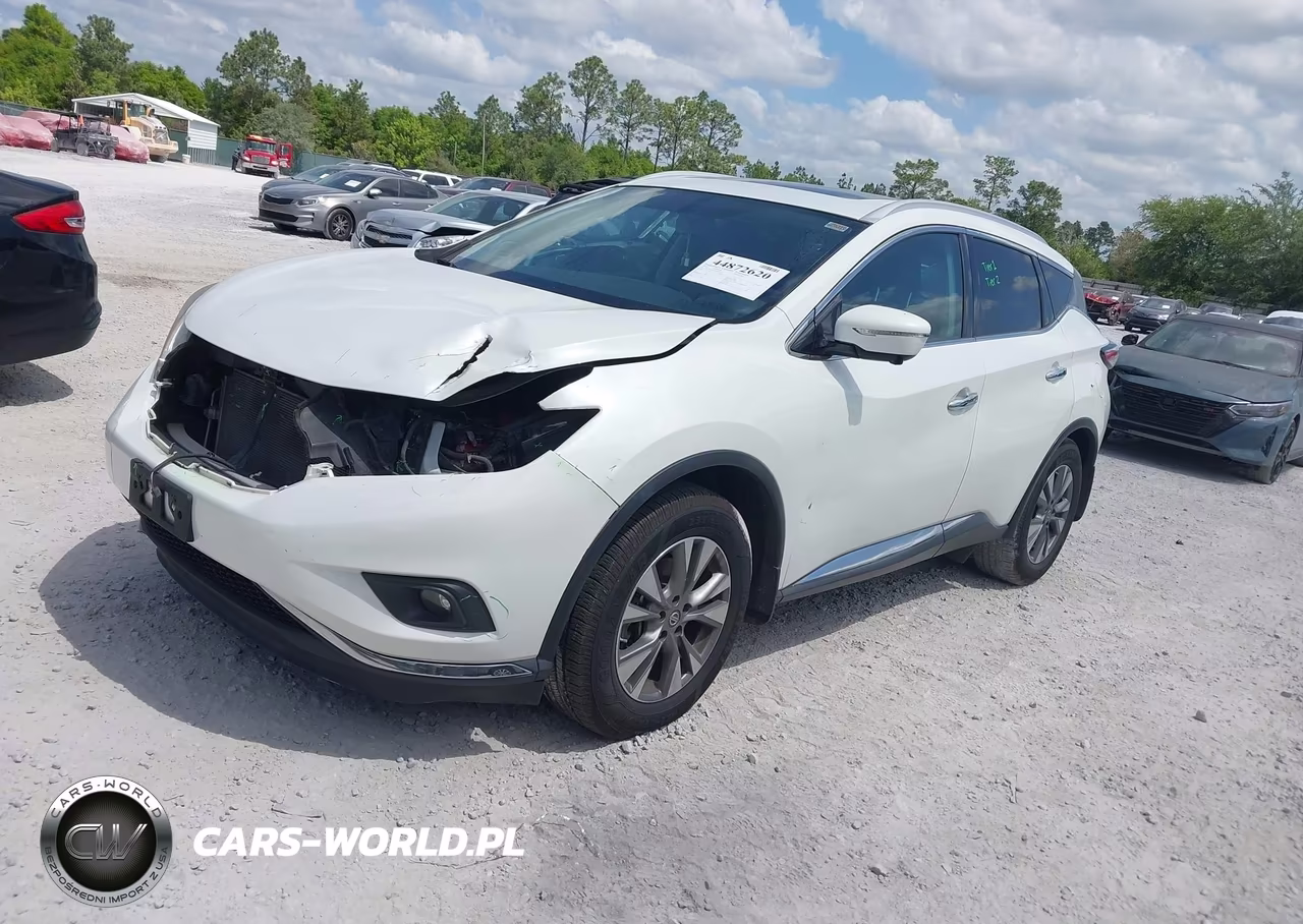 2015 Nissan Murano Sl VIN:5N1AZ2MH9FN258854 - 2