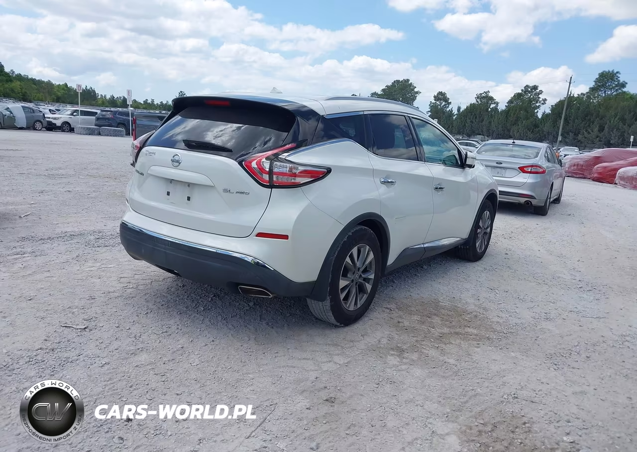 2015 Nissan Murano Sl VIN:5N1AZ2MH9FN258854 - 4