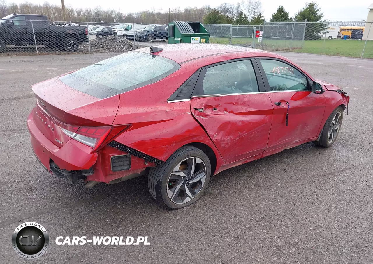 2022 Hyundai Elantra Limited VIN:KMHLP4AG2NU357493 - 4