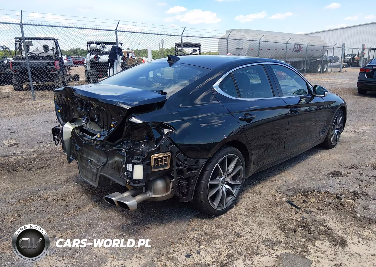 2022 Genesis G70 2.0T Rwd VIN:KMTG34TA6NU091214 - 4