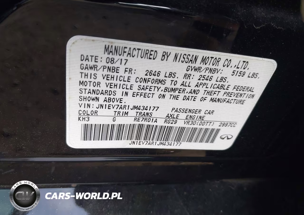 2018 Infiniti Q50 3.0T Luxe VIN:JN1EV7AR1JM434177 - 9