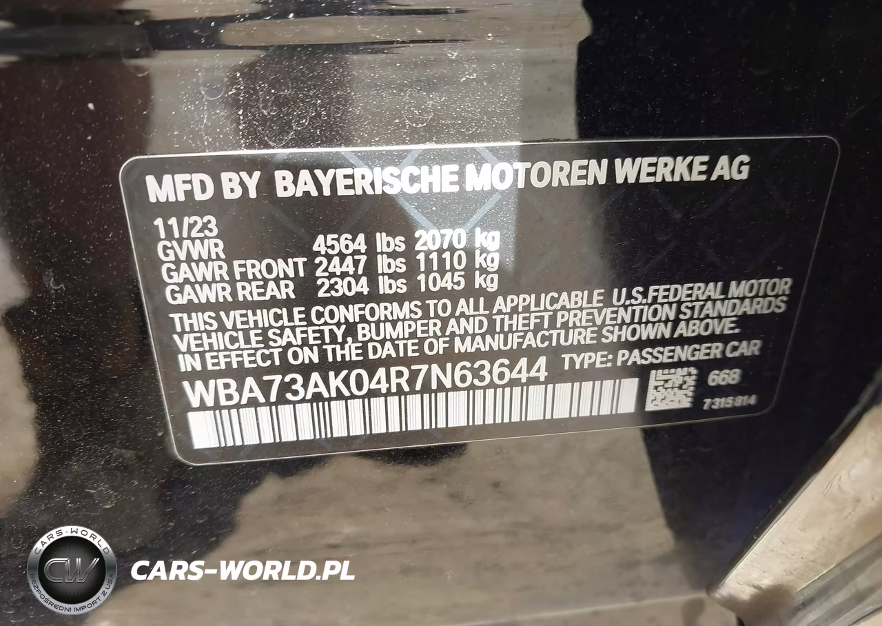 2024 BMW 228I Gran Coupe xDrive VIN:WBA73AK04R7N63644 - 9