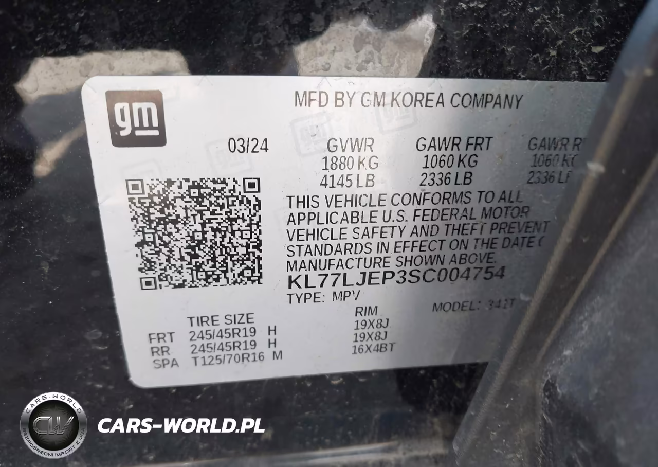 2025 Chevrolet Trax Fwd 2Rs VIN:KL77LJEP3SC004754 - 9