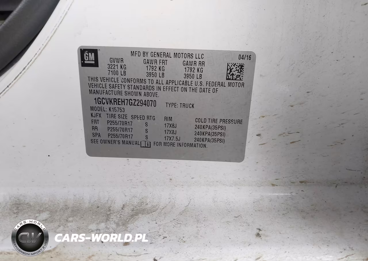 2016 Chevrolet Silverado 1500 1Lt VIN:1GCVKREH7GZ294070 - 9