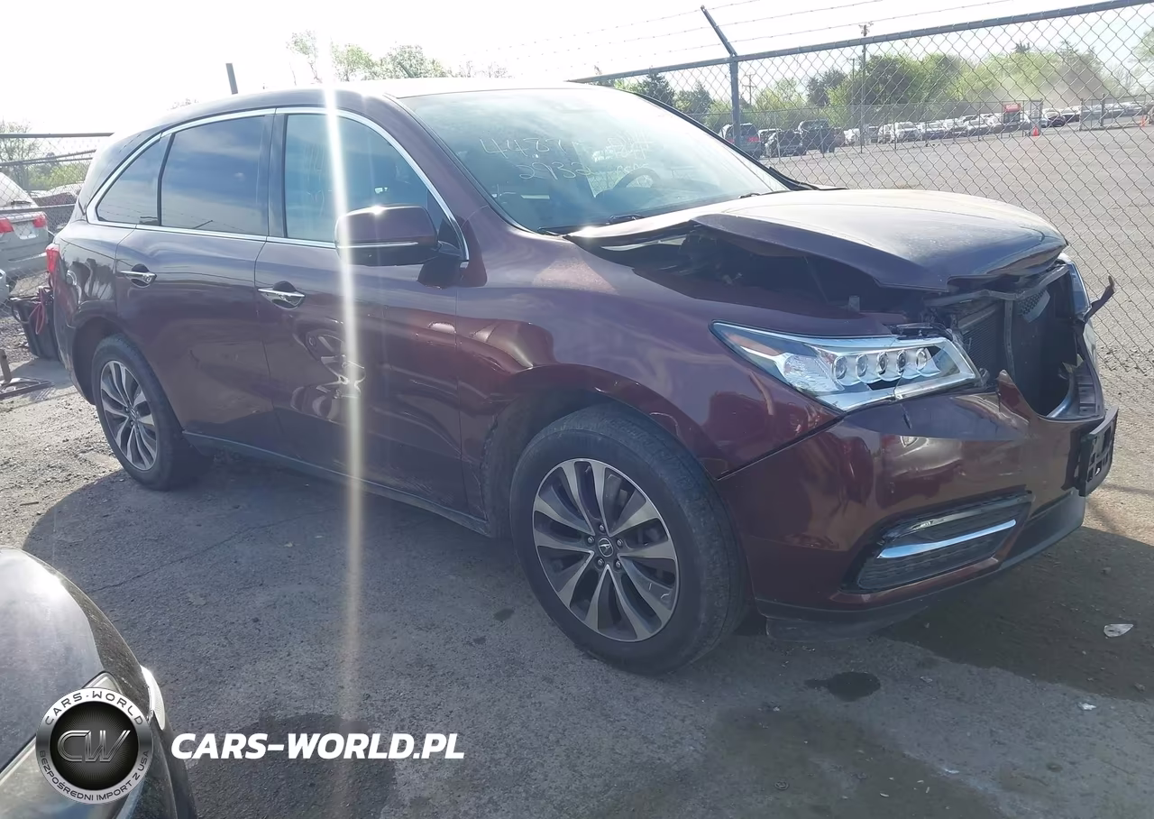2016 Acura Mdx Technology Acurawatch Plus Packages-Technology Package
