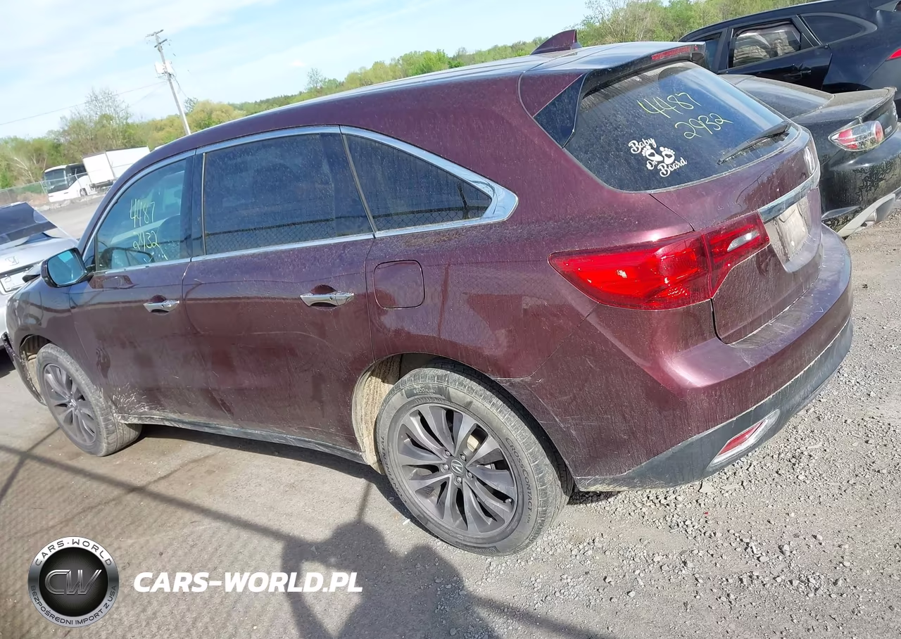 2016 Acura Mdx Technology Acurawatch Plus Packages-Technology Package VIN:5FRYD4H44GB026892 - 14