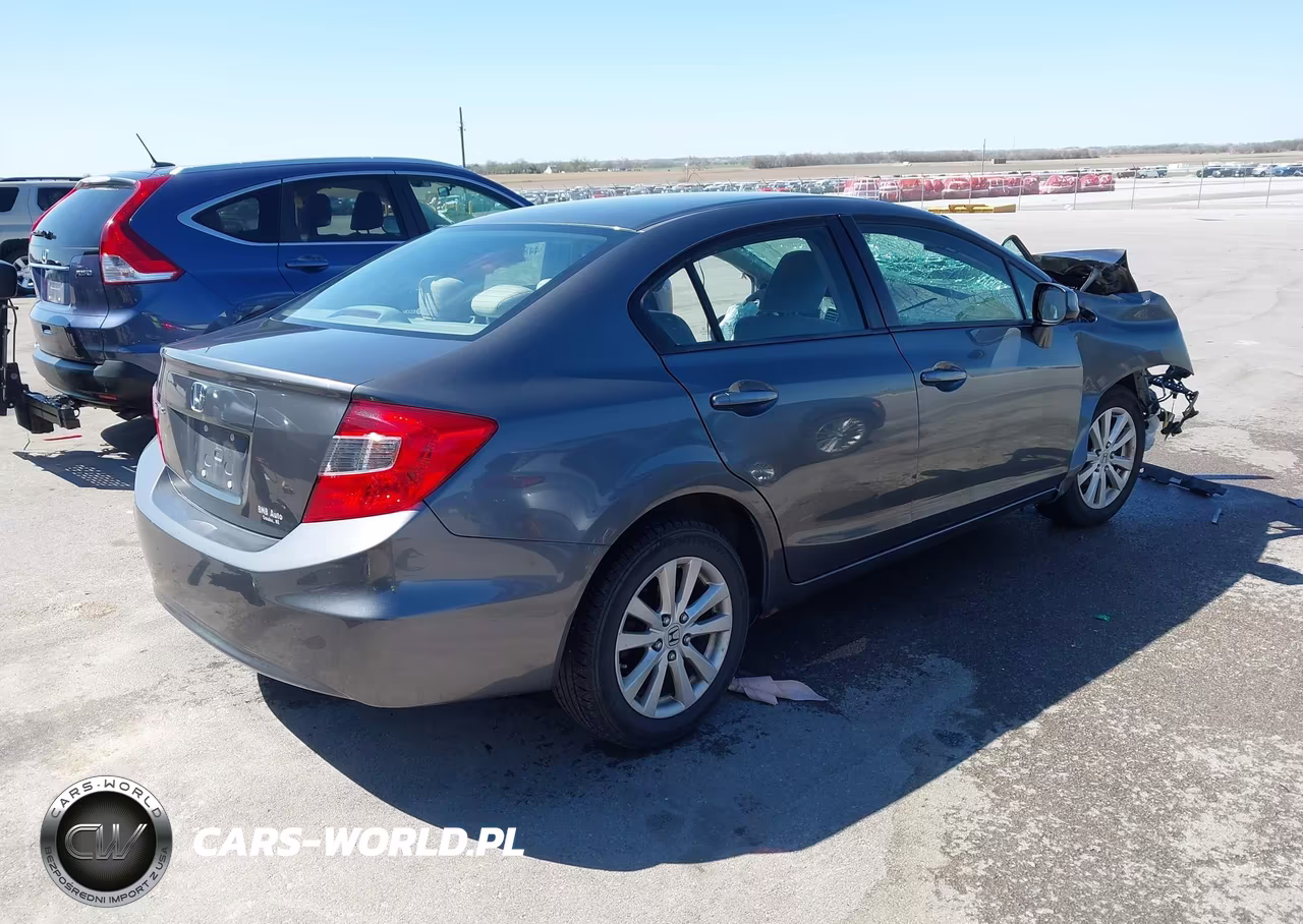 2012 Honda Civic Ex VIN:19XFB2F81CE025448 - 4