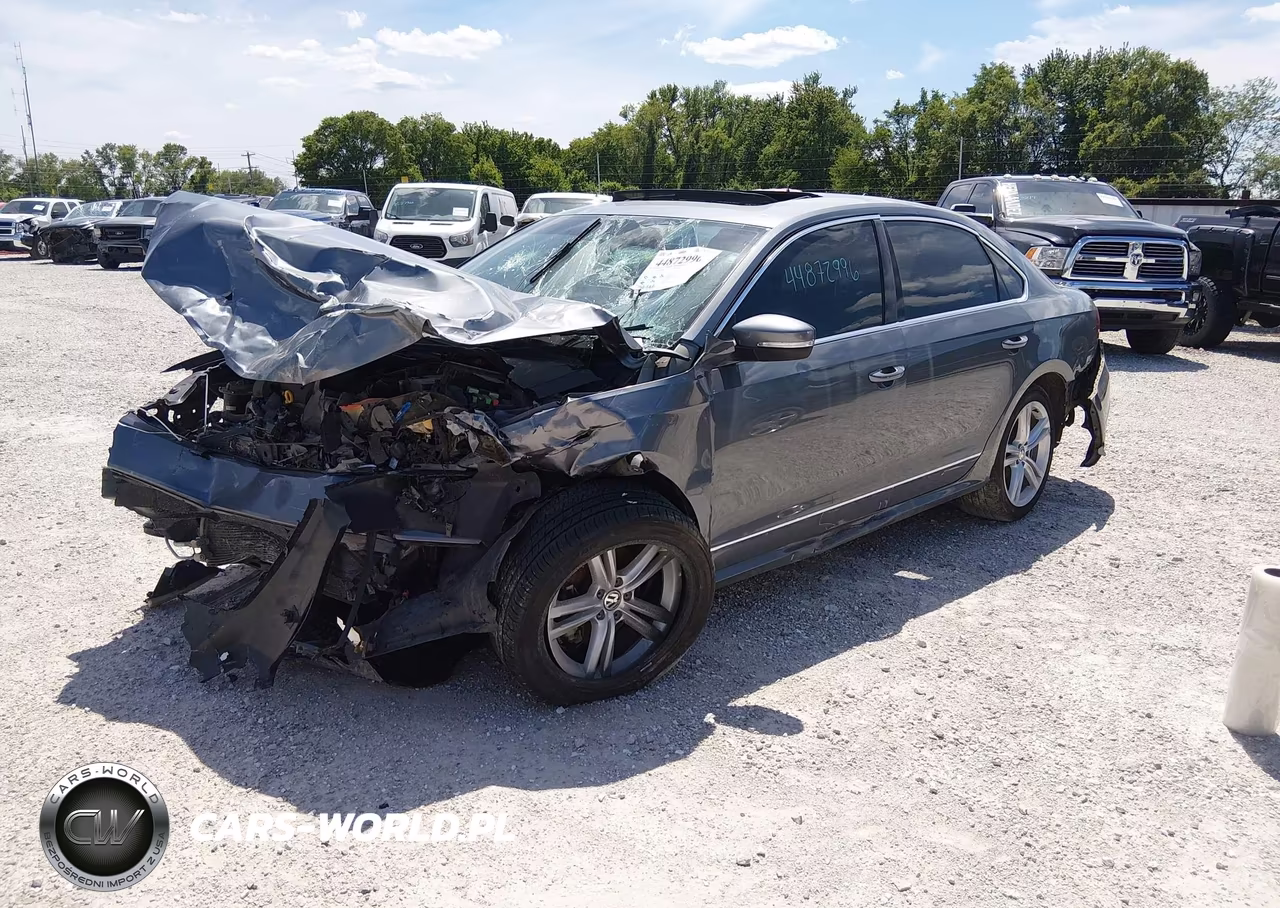 2014 Volkswagen Passat 2.0L Tdi Se VIN:1VWBN7A39EC085094 - 2