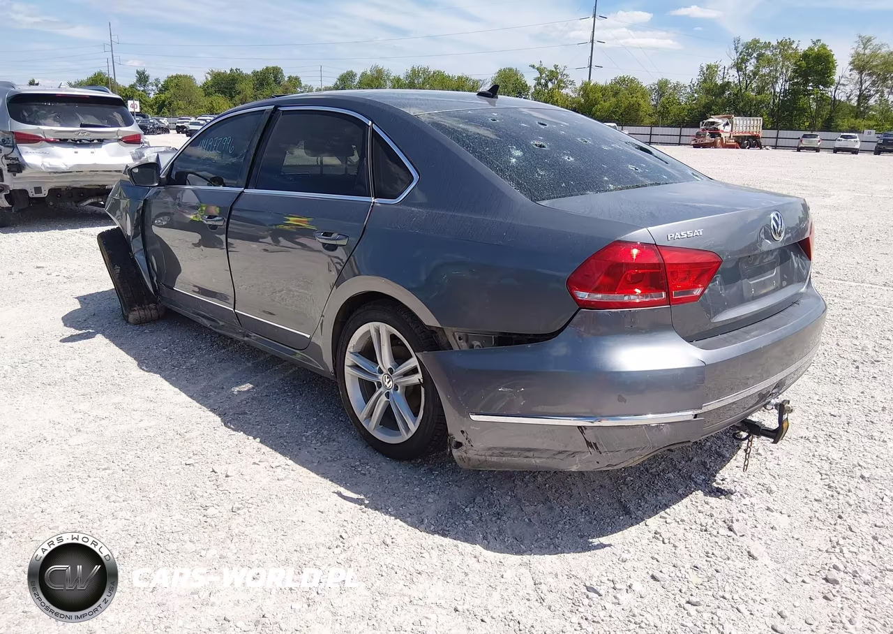 2014 Volkswagen Passat 2.0L Tdi Se VIN:1VWBN7A39EC085094 - 3