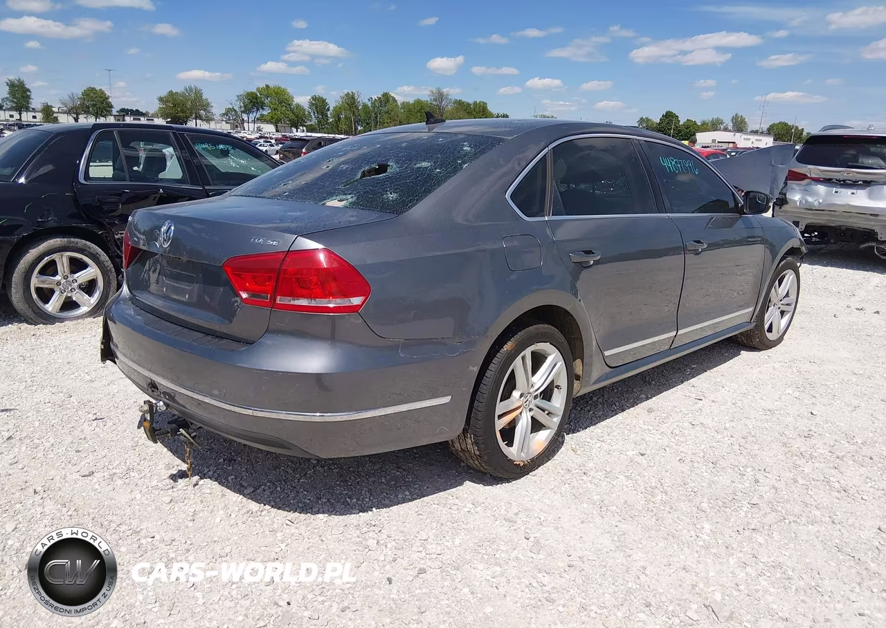 2014 Volkswagen Passat 2.0L Tdi Se VIN:1VWBN7A39EC085094 - 4