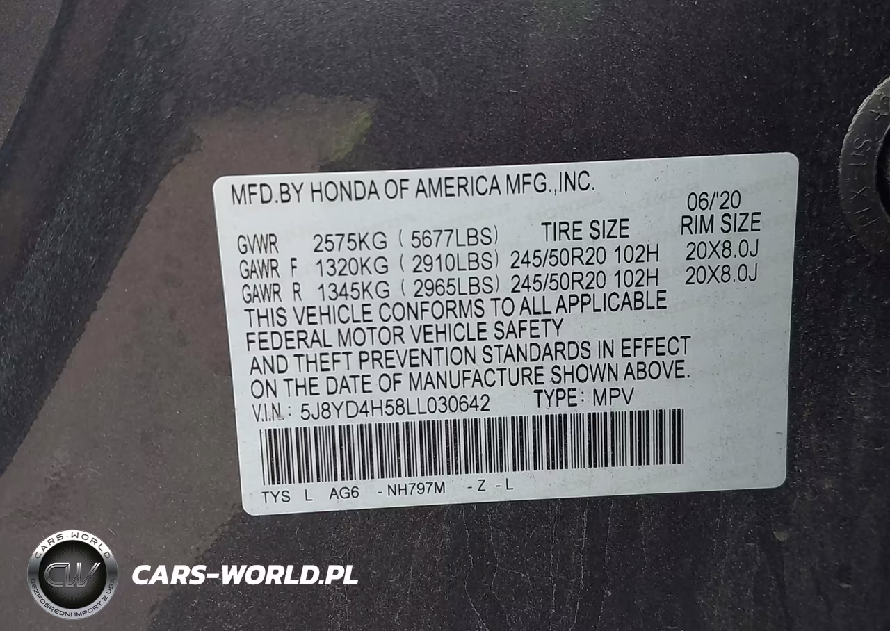 2020 Acura Mdx Technology Package VIN:5J8YD4H58LL030642 - 9