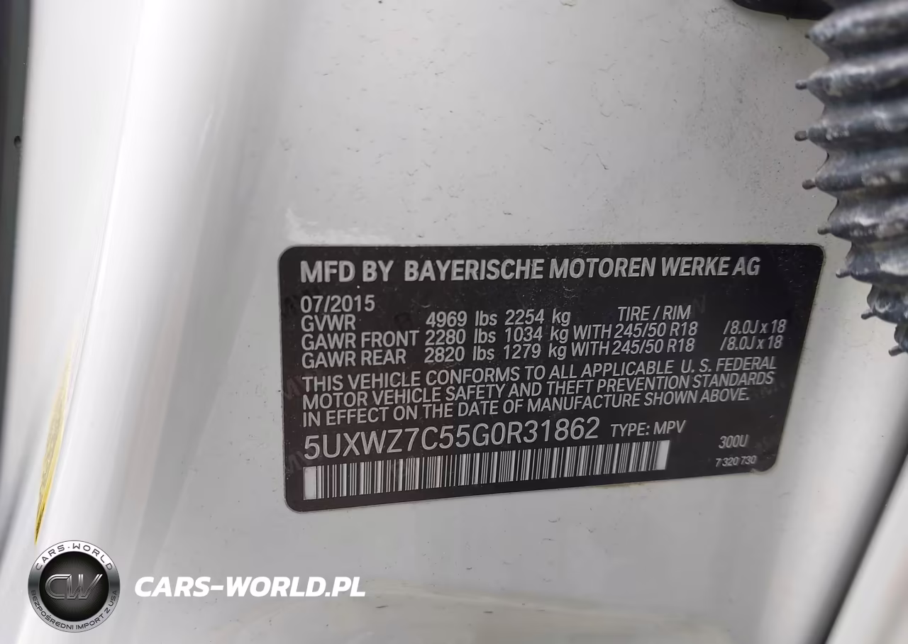 2016 BMW X3 Sdrive28I VIN:5UXWZ7C55G0R31862 - 9