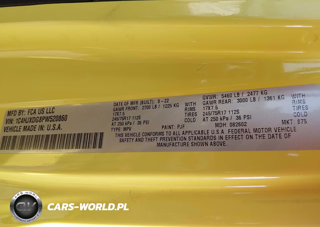 2023 Jeep Wrangler 4-Door Sport S 4X4 VIN:1C4HJXDG8PW520860 - 9