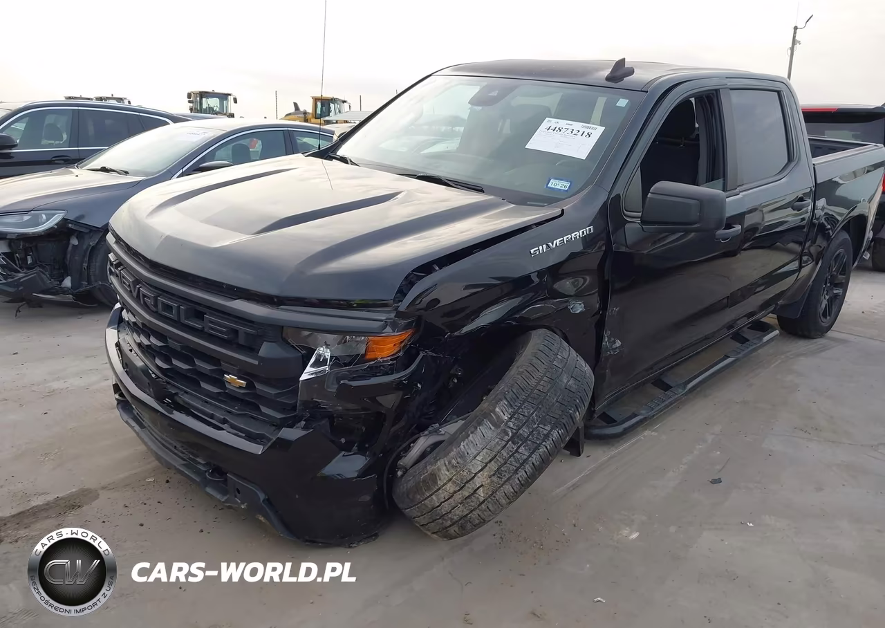 2022 Chevrolet Silverado 1500 2Wd Short Bed Custom VIN:1GCPABEK0NZ619945 - 2
