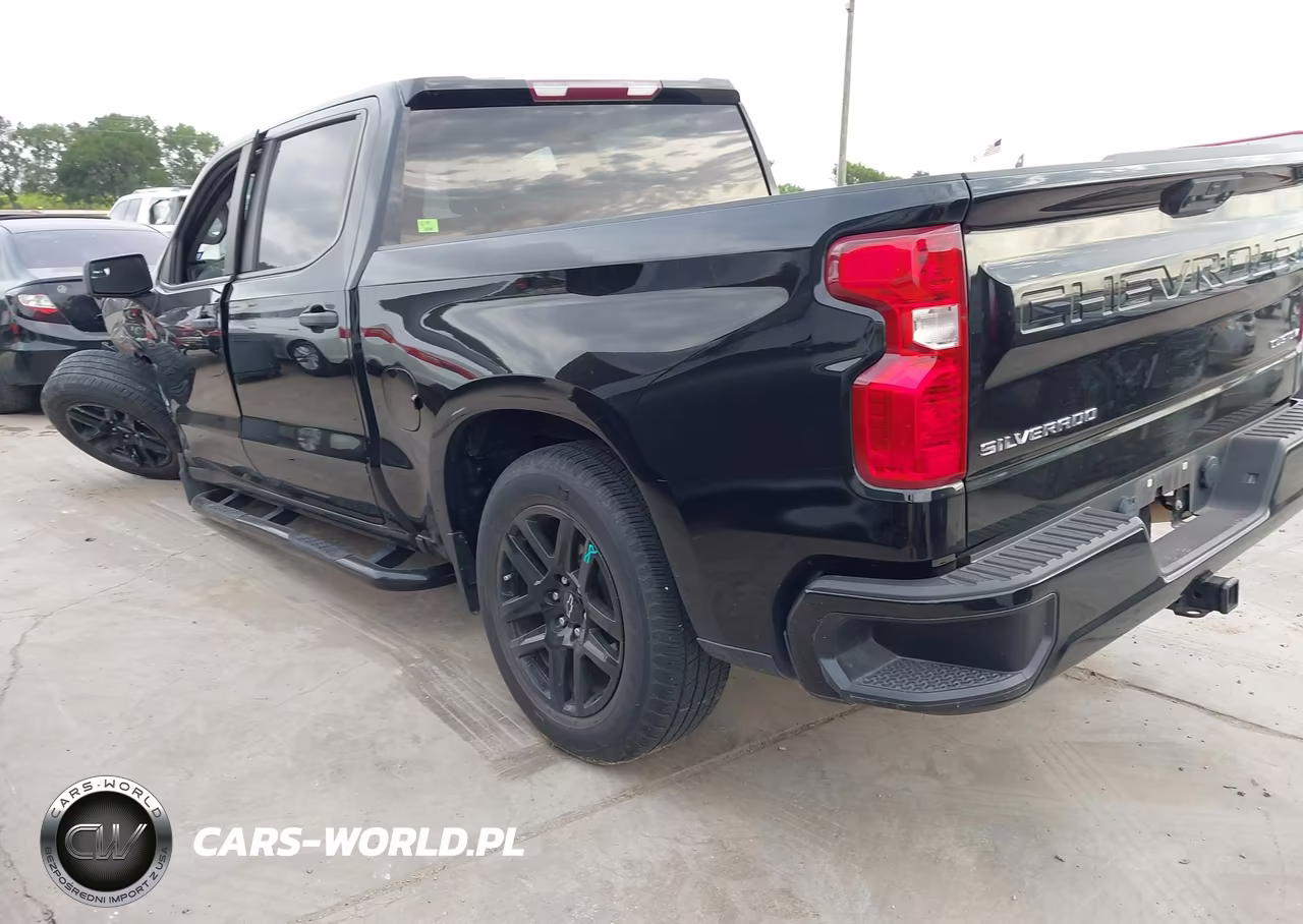 2022 Chevrolet Silverado 1500 2Wd Short Bed Custom VIN:1GCPABEK0NZ619945 - 3