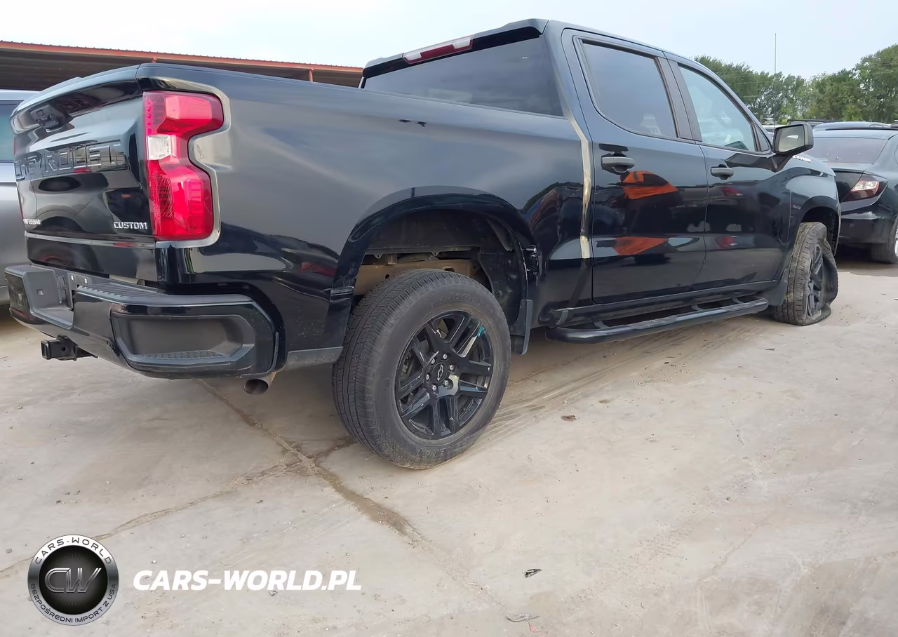 2022 Chevrolet Silverado 1500 2Wd Short Bed Custom VIN:1GCPABEK0NZ619945 - 4