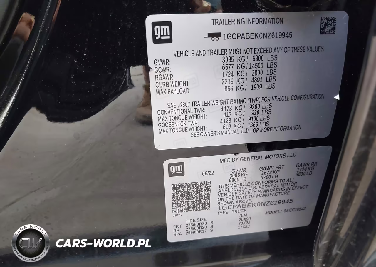2022 Chevrolet Silverado 1500 2Wd Short Bed Custom VIN:1GCPABEK0NZ619945 - 9