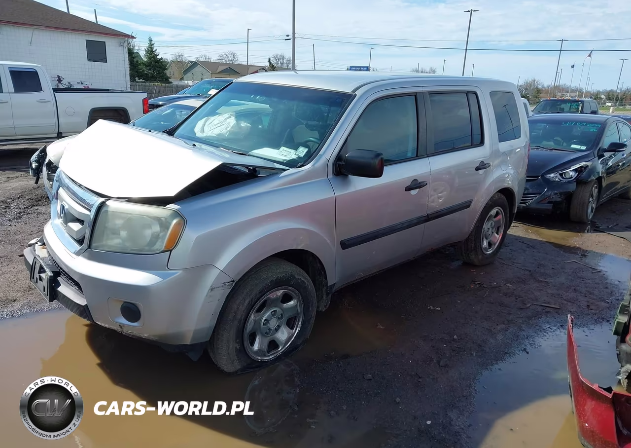 2011 Honda Pilot Lx VIN:5FNYF4H23BB021444 - 2
