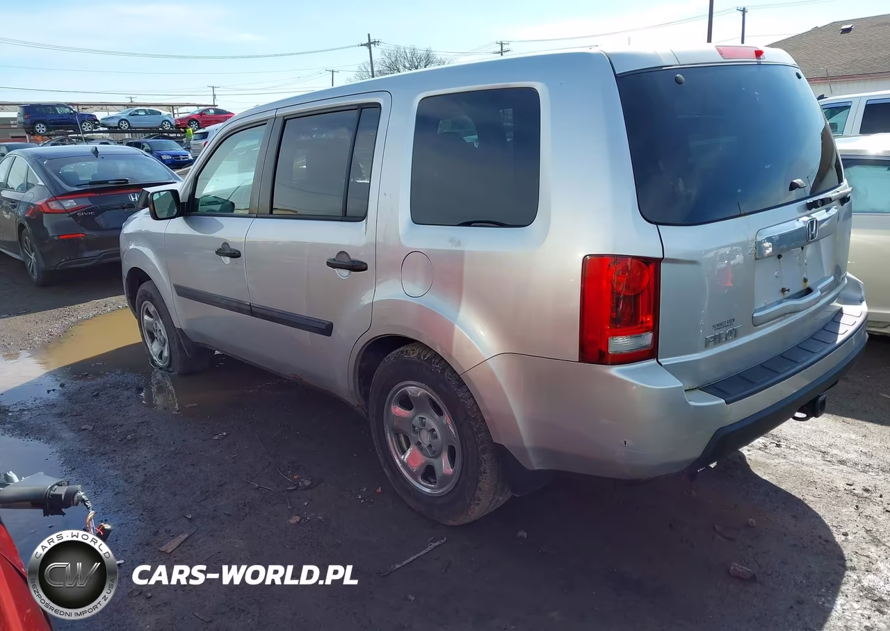 2011 Honda Pilot Lx VIN:5FNYF4H23BB021444 - 3