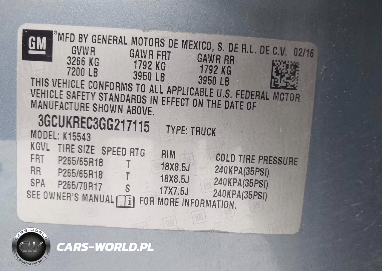 2016 Chevrolet Silverado 1500 1Lt VIN:3GCUKREC3GG217115 - 9