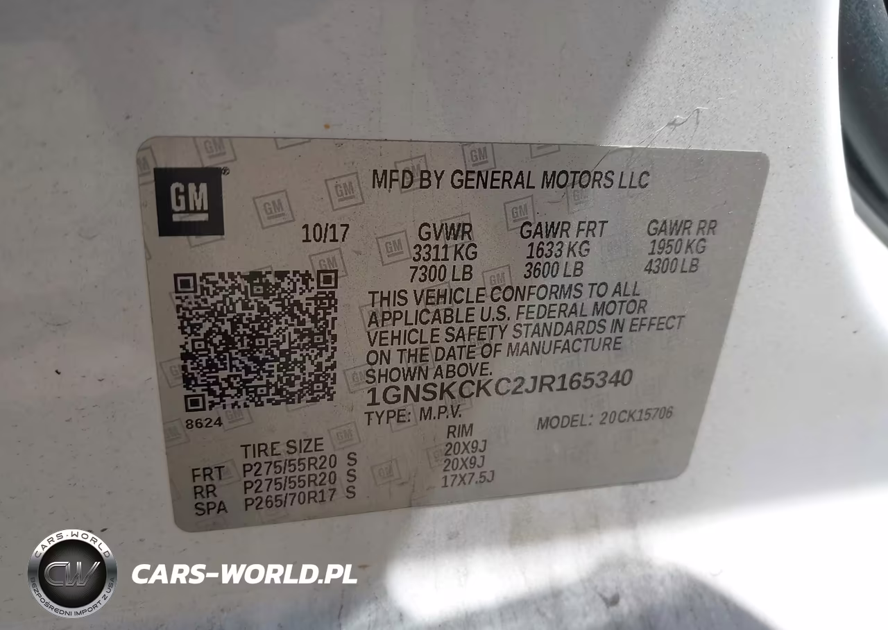 2018 Chevrolet Tahoe Premier VIN:1GNSKCKC2JR165340 - 9