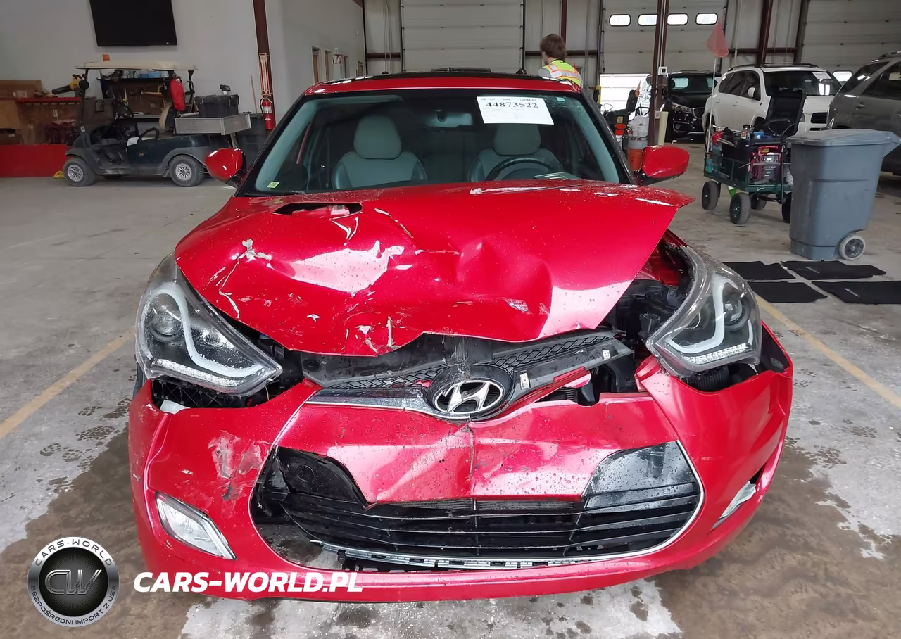 2012 Hyundai Veloster Base W-Gray VIN:KMHTC6AD2CU045877 - 12
