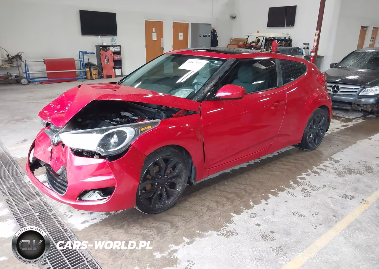 2012 Hyundai Veloster Base W-Gray VIN:KMHTC6AD2CU045877 - 2