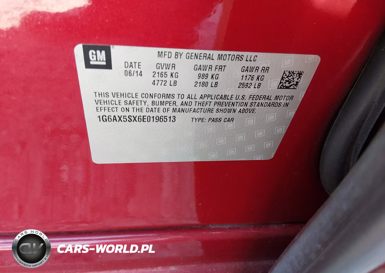 2014 Cadillac Cts Luxury VIN:1G6AX5SX6E0196513 - 9