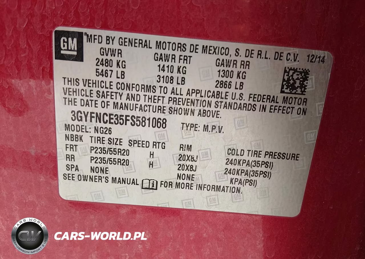 2015 Cadillac Srx Performance Collection VIN:3GYFNCE35FS581068 - 9