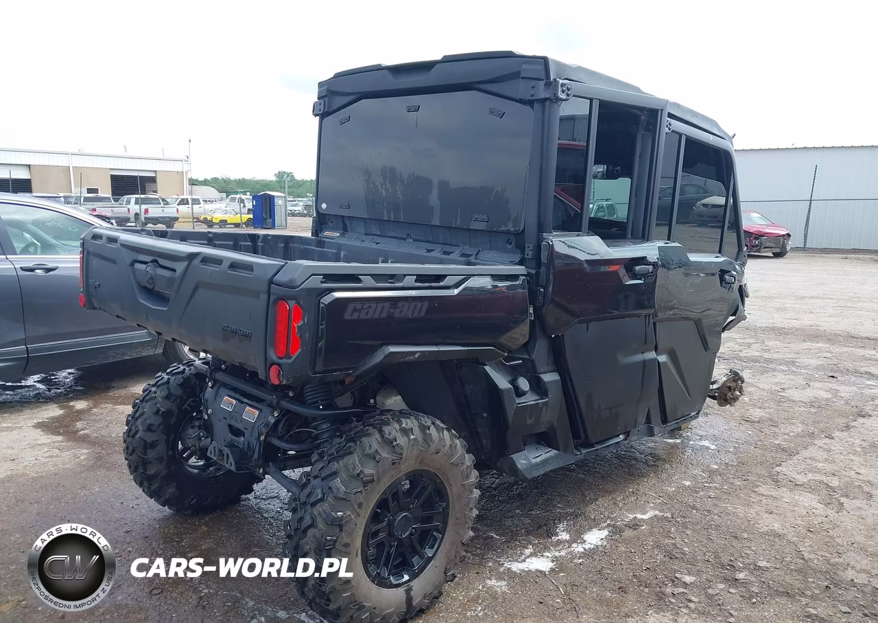 2025 Can-Am Defender Max Limited Cab Hd10-Lone Star Hd10 VIN:3JBUUAX40SK020414 - 4