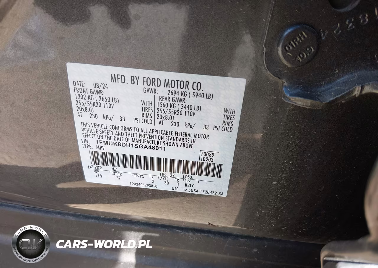 2025 Ford Explorer Active VIN:1FMUK8DH1SGA48011 - 9