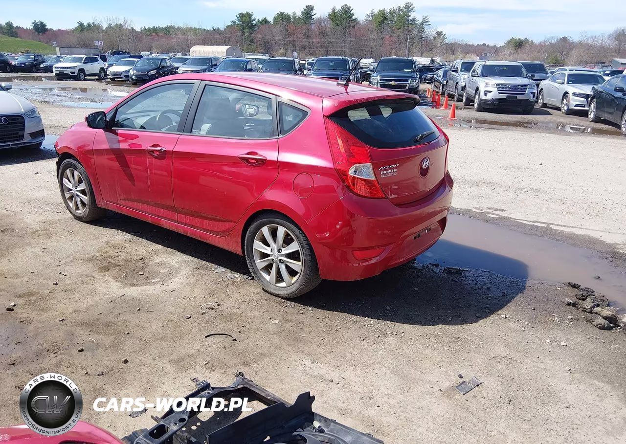 2014 Hyundai Accent Se VIN:KMHCU5AEXEU175103 - 3