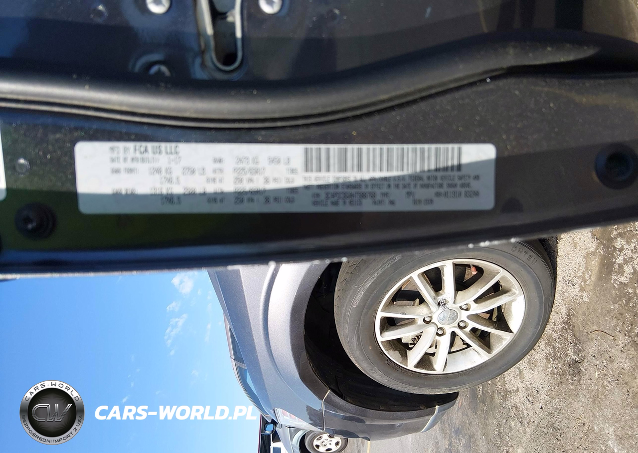 2017 Dodge Journey Sxt VIN:3C4PDCBG0HT588768 - 9