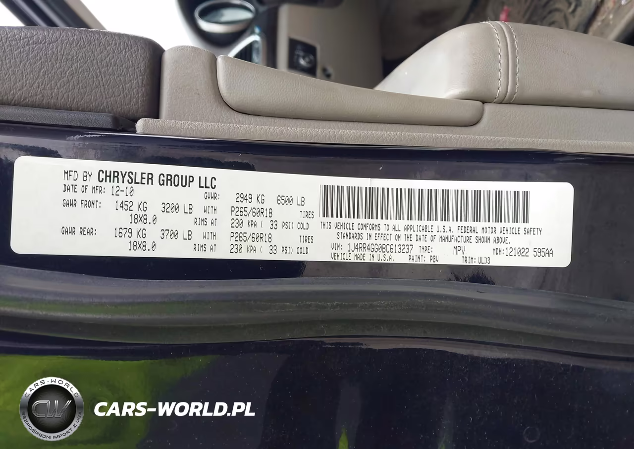 2011 Jeep Grand Cherokee Laredo VIN:1J4RR4GG0BC613237 - 9
