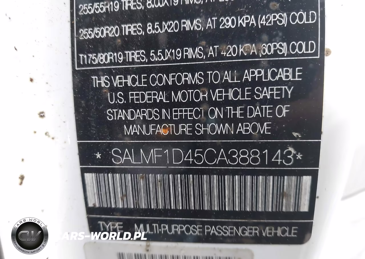 2012 Land Rover Range Rover Hse VIN:SALMF1D45CA388143 - 9