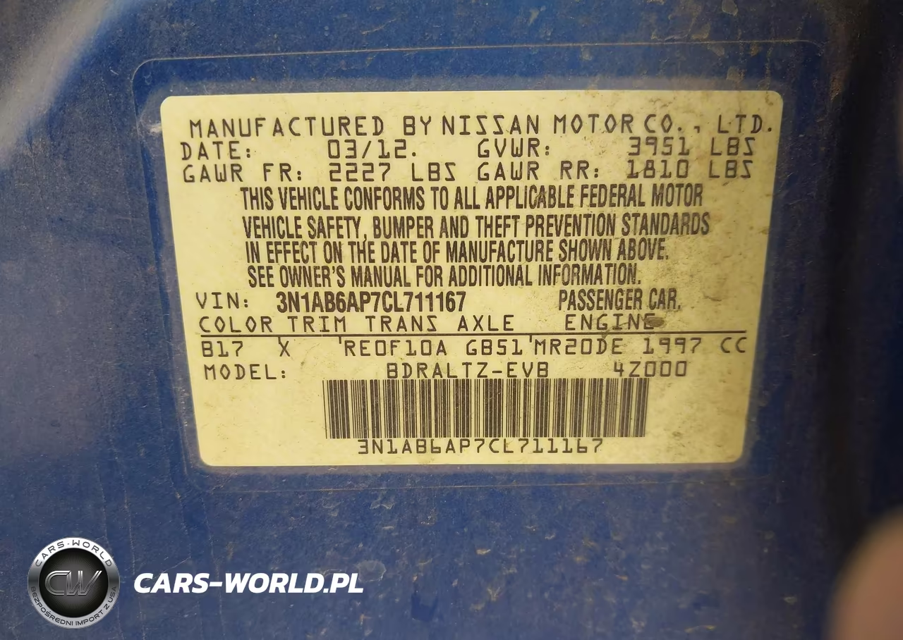 2012 Nissan Sentra 2.0 Sr VIN:3N1AB6AP7CL711167 - 9