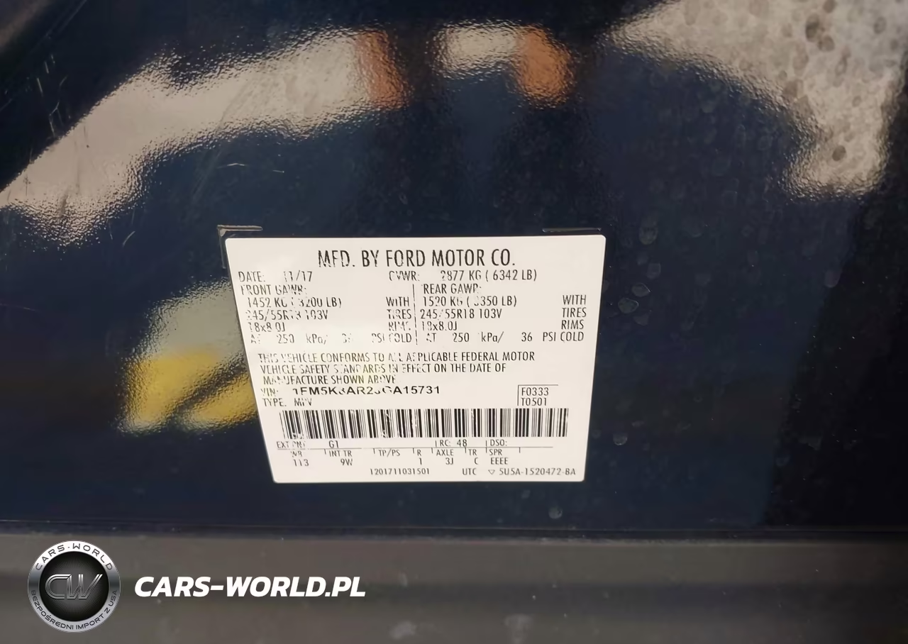 2018 Ford Police Interceptor Utility VIN:1FM5K8AR2JGA15731 - 9