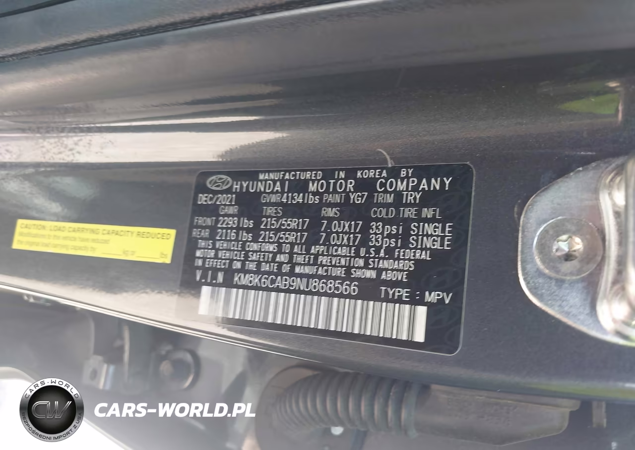 2022 Hyundai Kona Sel VIN:KM8K6CAB9NU868566 - 9