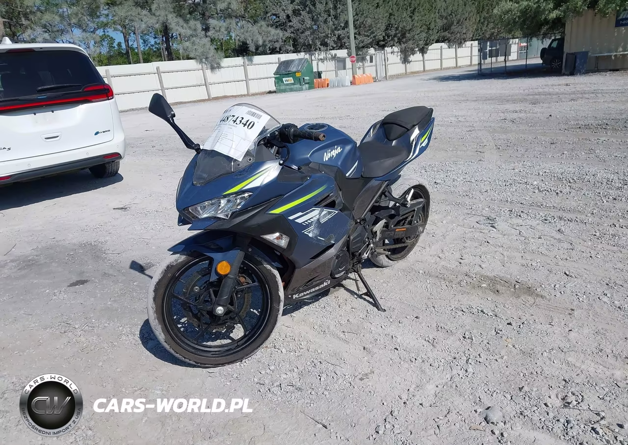 2022 Kawasaki Ex400 VIN:JKAEXKH13NDAG8795 - 2