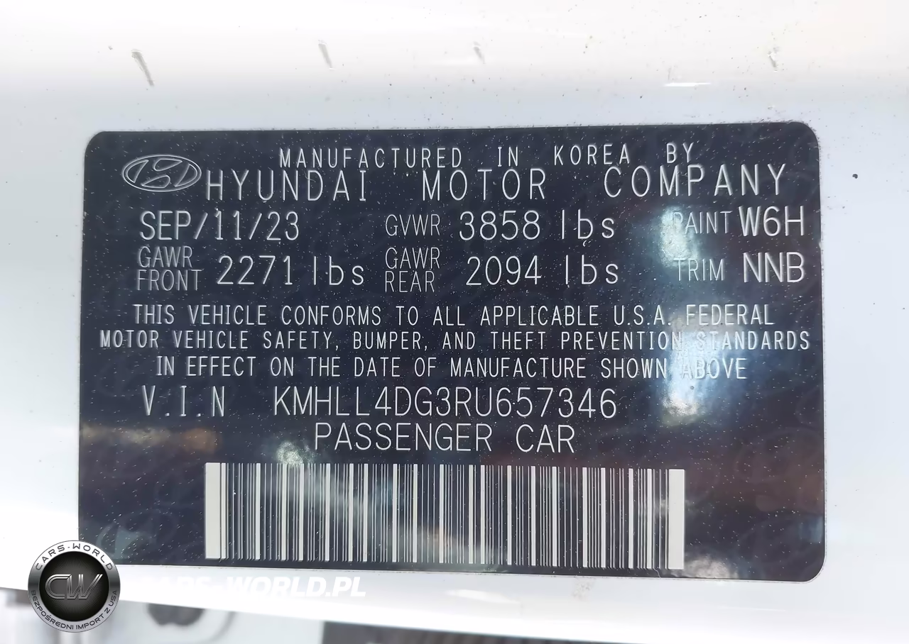 2024 Hyundai Elantra Se VIN:KMHLL4DG3RU657346 - 9