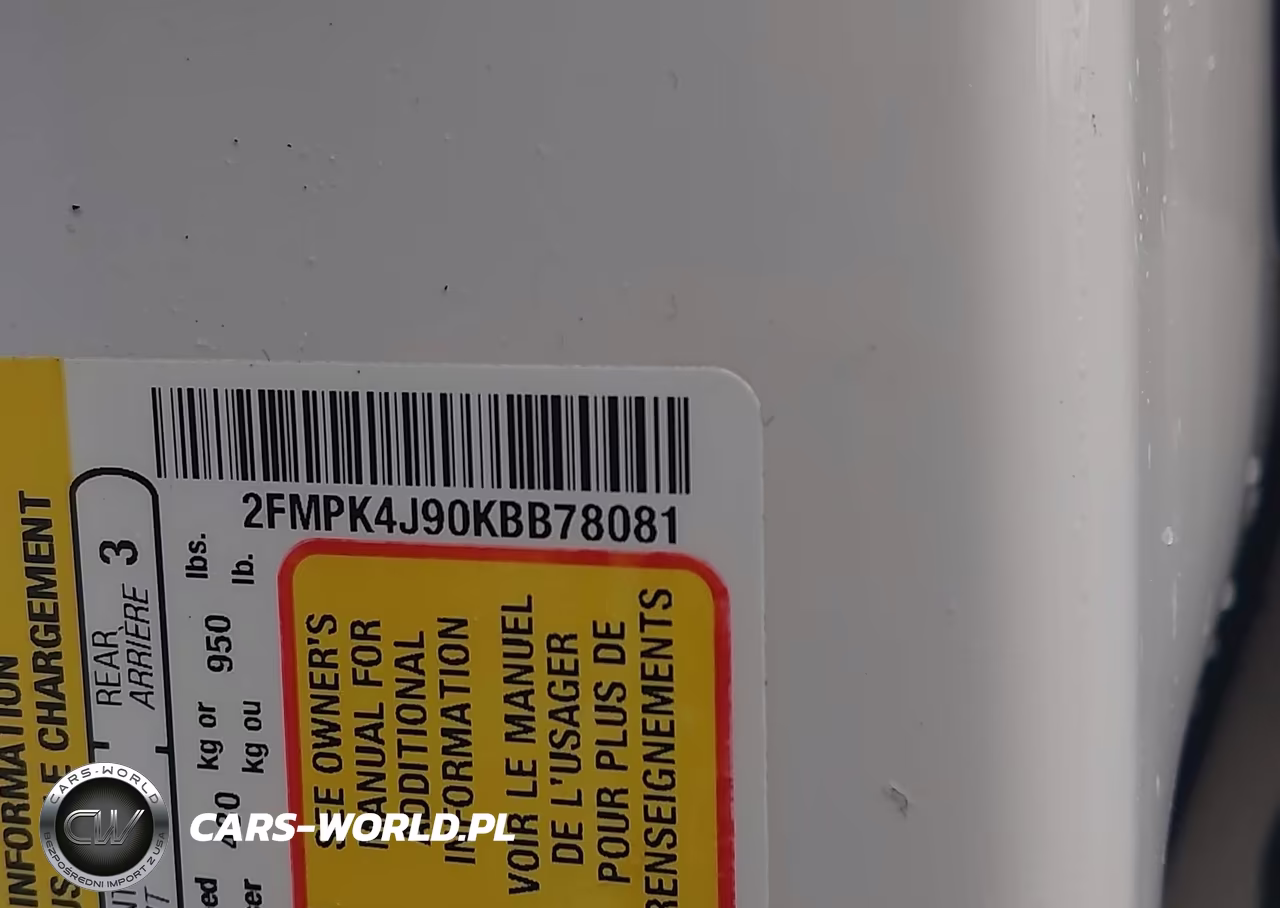 2019 Ford Edge Sel VIN:2FMPK4J90KBB78081 - 9