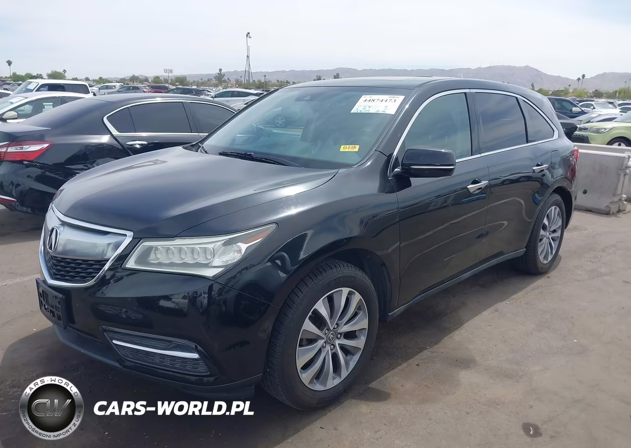 2016 Acura Mdx Technology Entertainment Packages-Technology, Entertainment Acurawatch Plus Packages VIN:5FRYD4H60GB001246 - 2