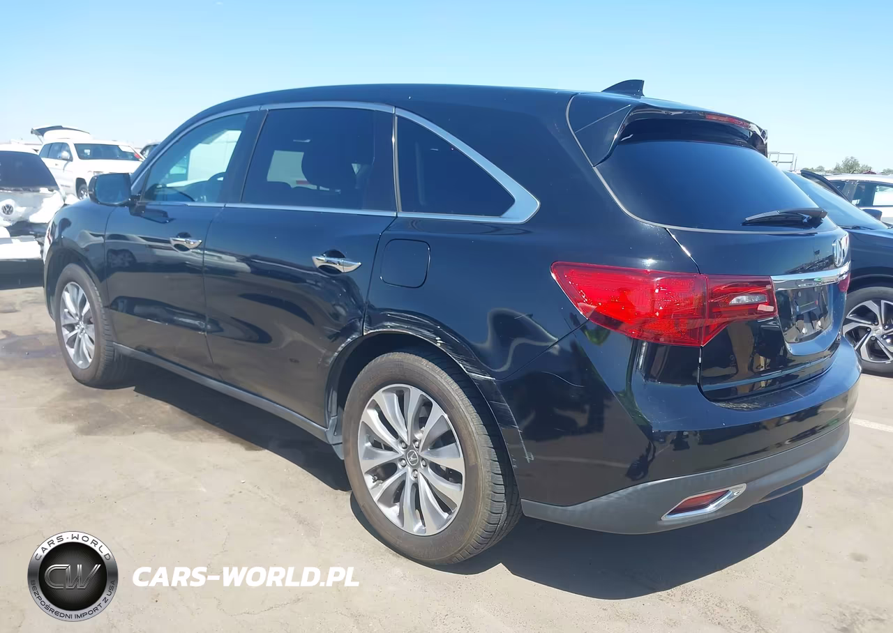 2016 Acura Mdx Technology Entertainment Packages-Technology, Entertainment Acurawatch Plus Packages VIN:5FRYD4H60GB001246 - 3